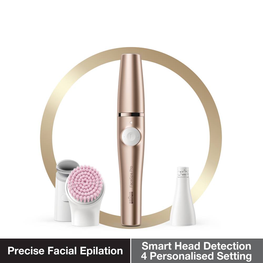 Braun FaceSpa Pro SE 921 3-in-1 Facial Epilator for Women with Toning System - Beste