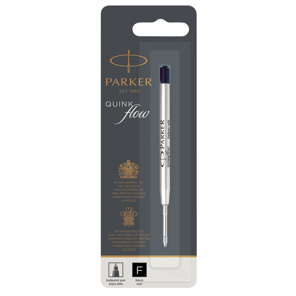 PK Quinkflow Ballpoint Refill-Black Fine 0.8mm-01