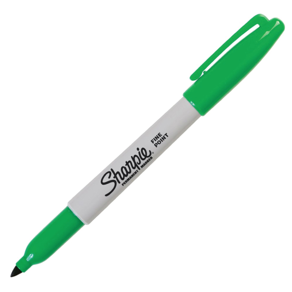Sharpie-Permanent-Markers-Green-(1)