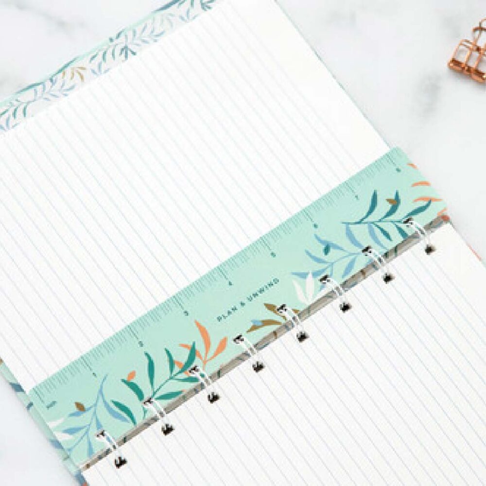 Filofax Accessory A5 Botanical Ruler (for Notebook/Planner) - Beste