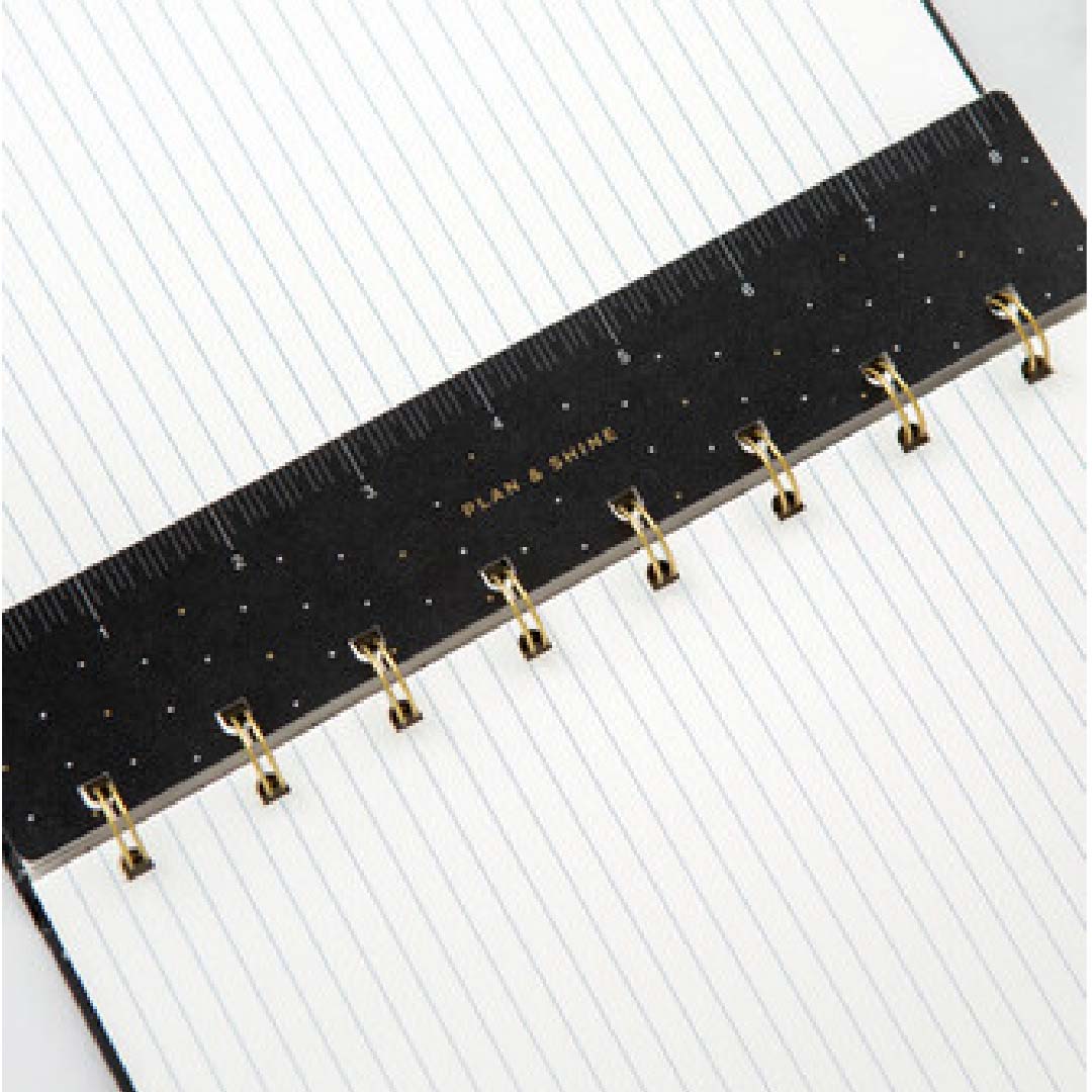 Filofax Accessory A5 Moonlight Ruler (for NotebookPlanner)-04