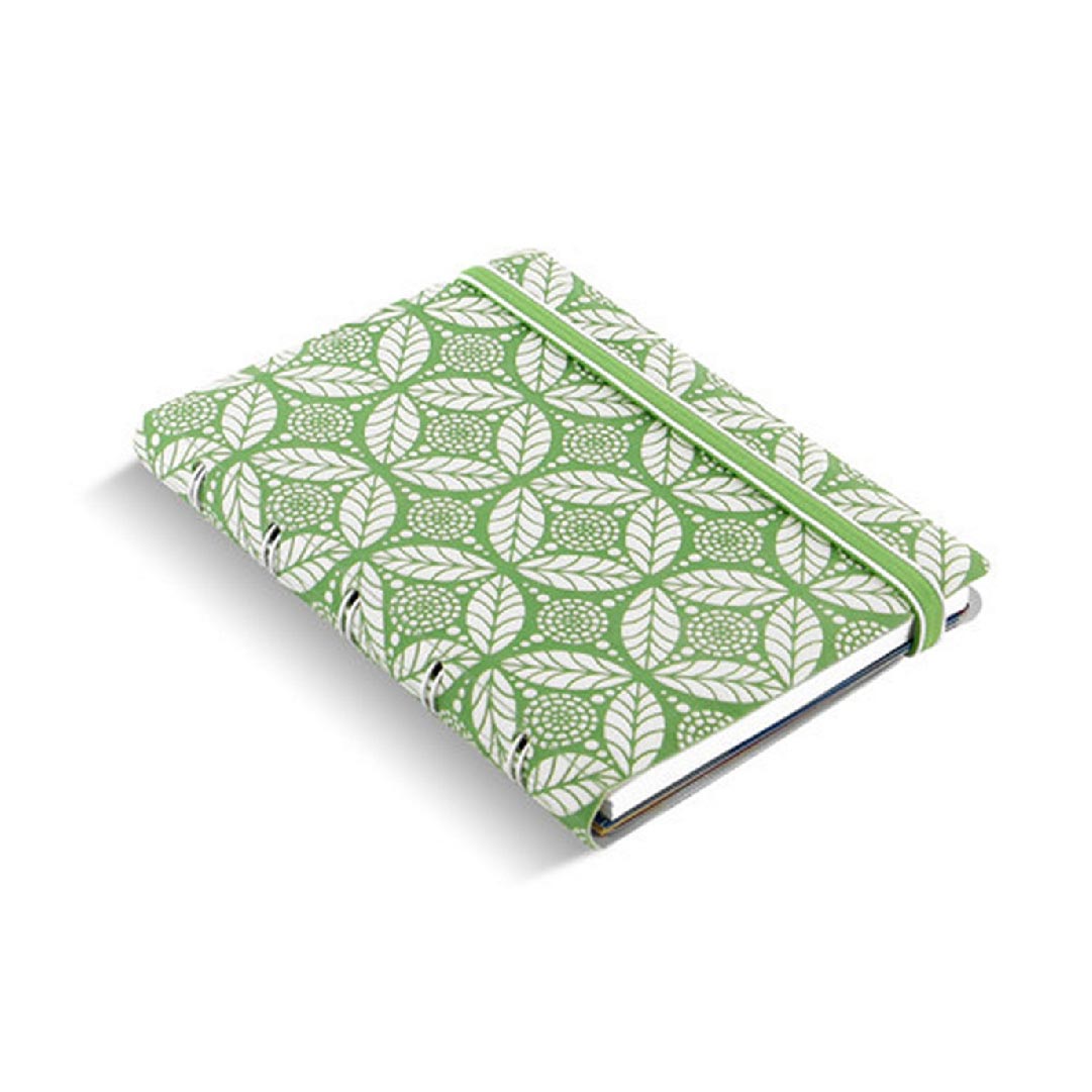 Filofax Pocket Notebook Impressions Ruled Green & White-02