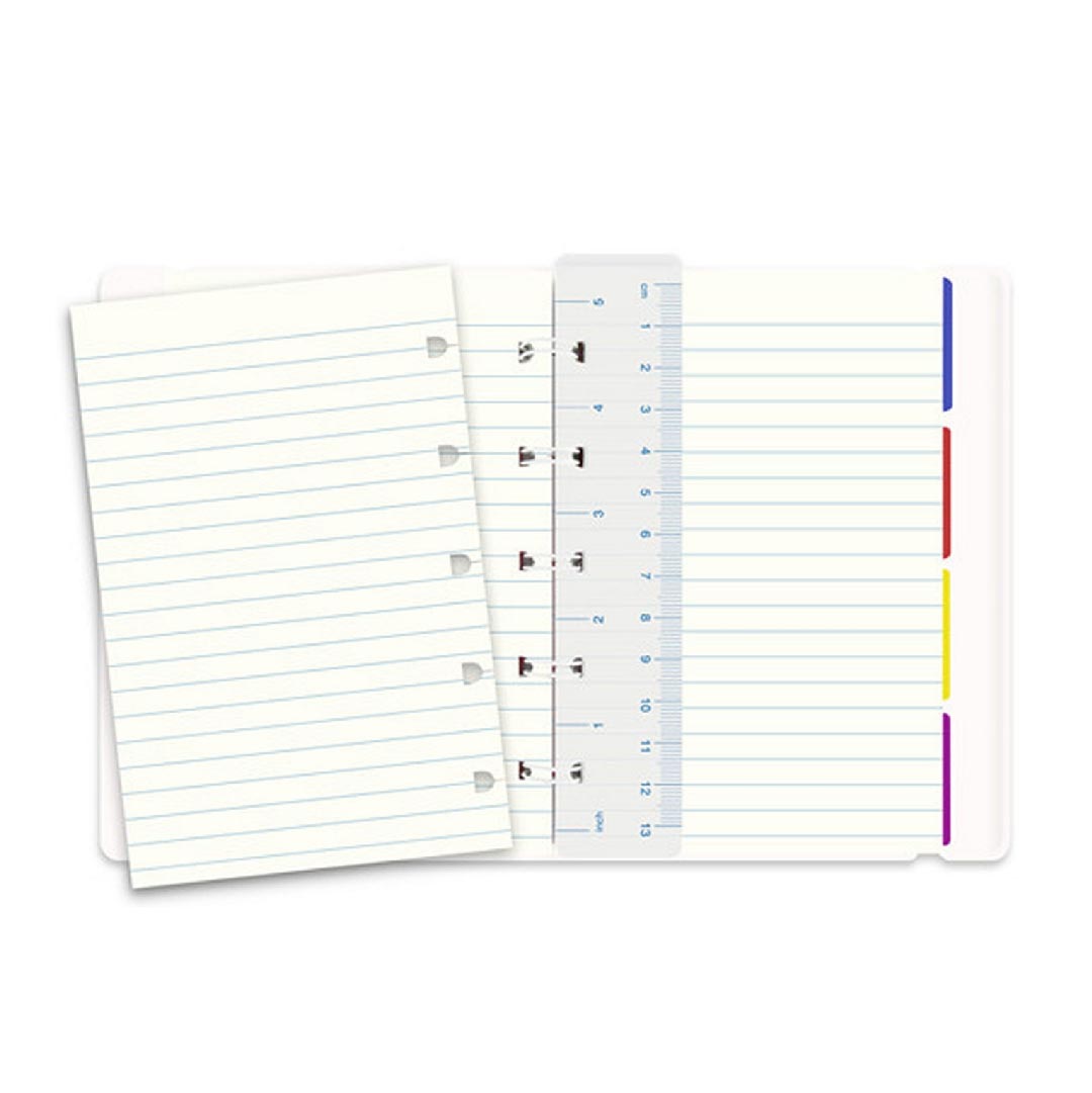 Filofax Pocket Notebook Impressions Ruled Green & White-03
