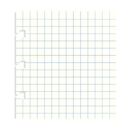 White Quadrille Notepaper Refill Personal - – UK