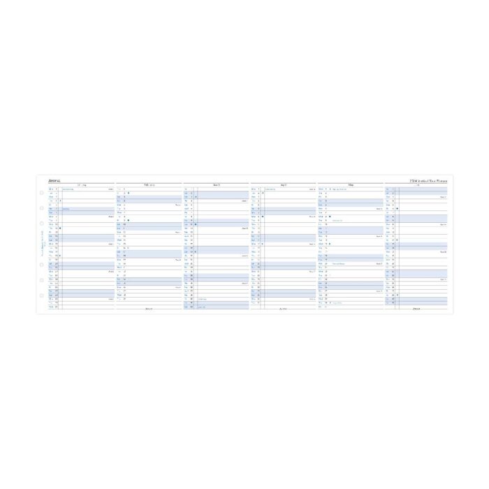 Filofax Personal jaarspl. verticaal (Duits) 2026