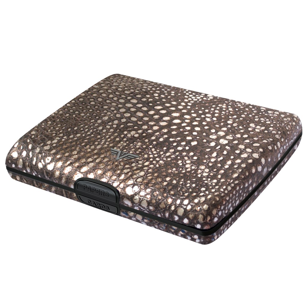 Tru Virtu RFID Paper & Card Leather Metallic Stone2