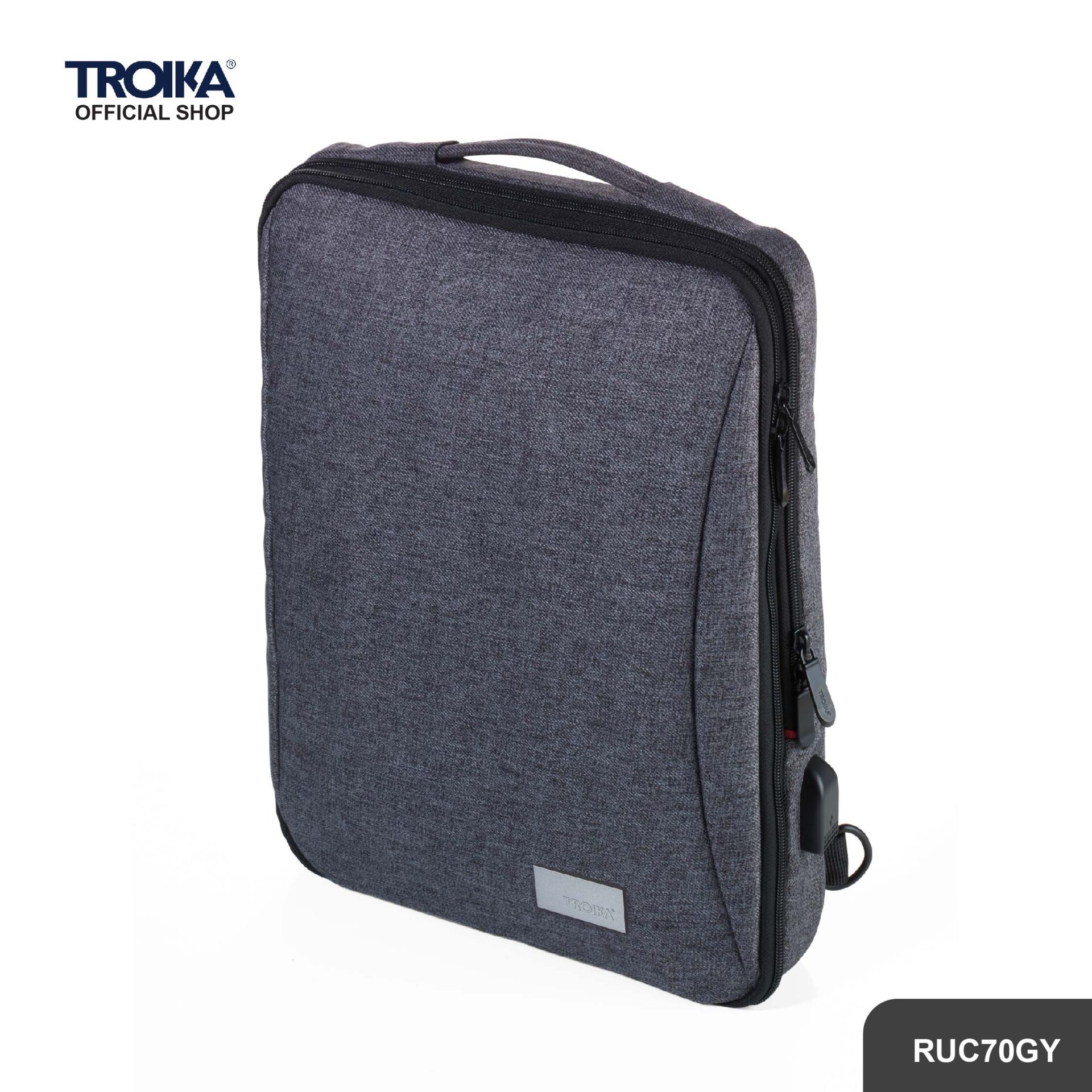 Troika Backpack Business Saftsack Anthracite Black RUC70GY_MAIN