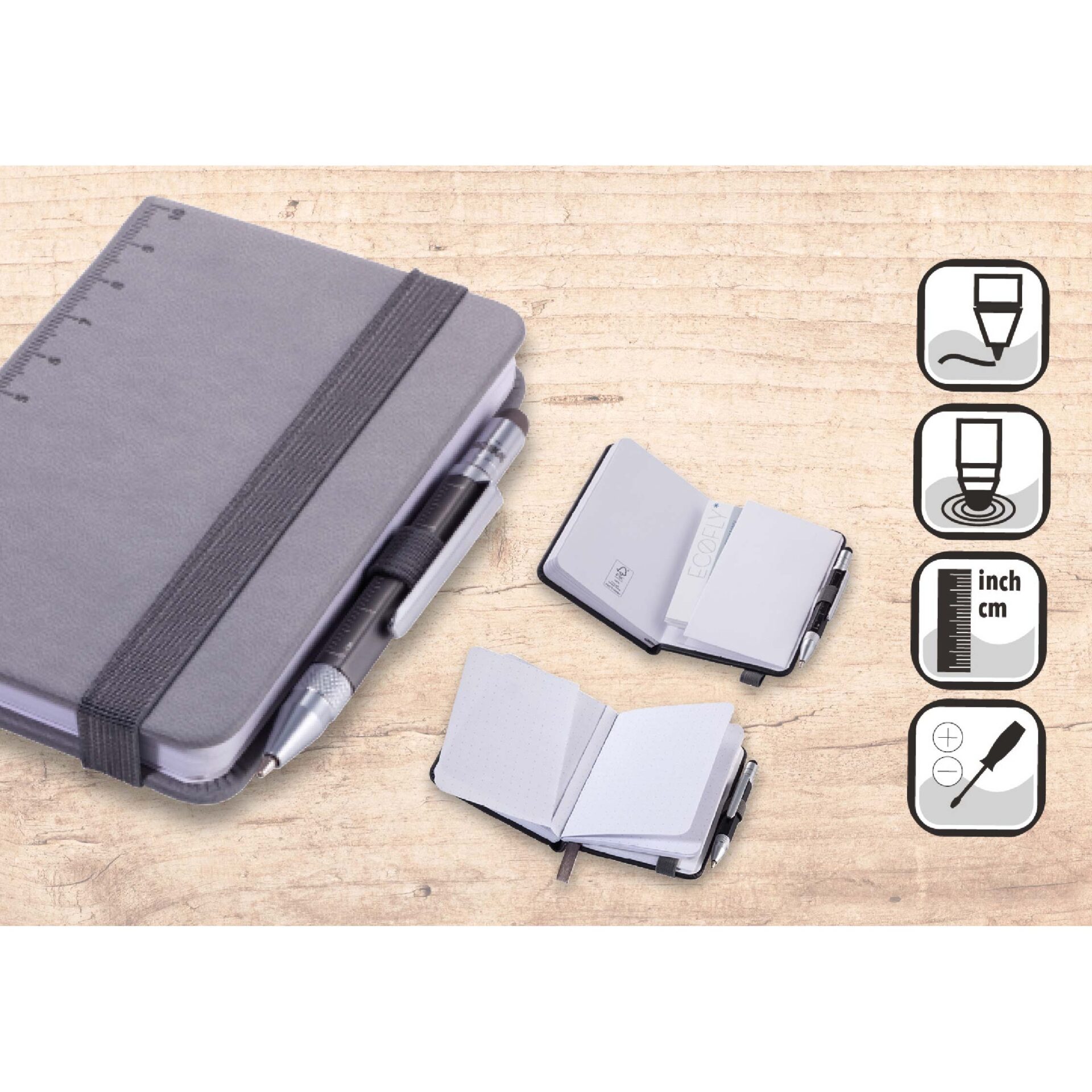 Troika Notebook Lilipad+Liliput Tool Pen_3 NPP25GY