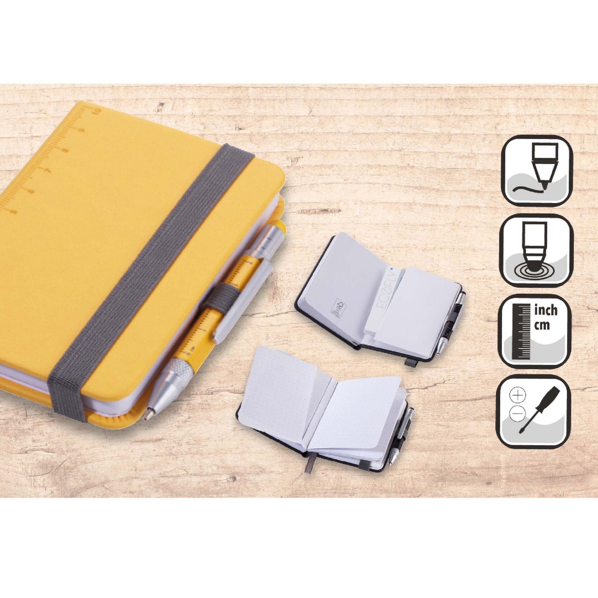 Troika Notebook Lilipad+Liliput Tool Pen_3 NPP25YE