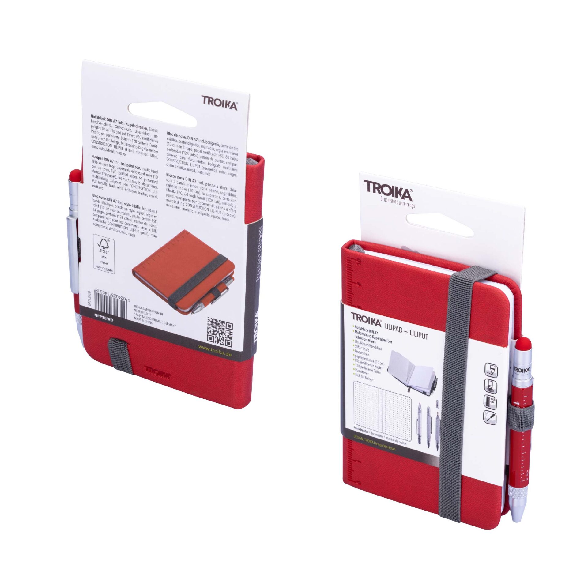 Troika Notebook Lilipad+Liliput Tool Pen_4 NPP25RD
