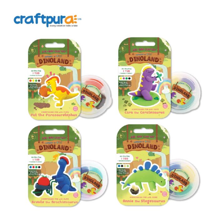 Craftpura Mini Characters Clay Kit Dinoland - Beste