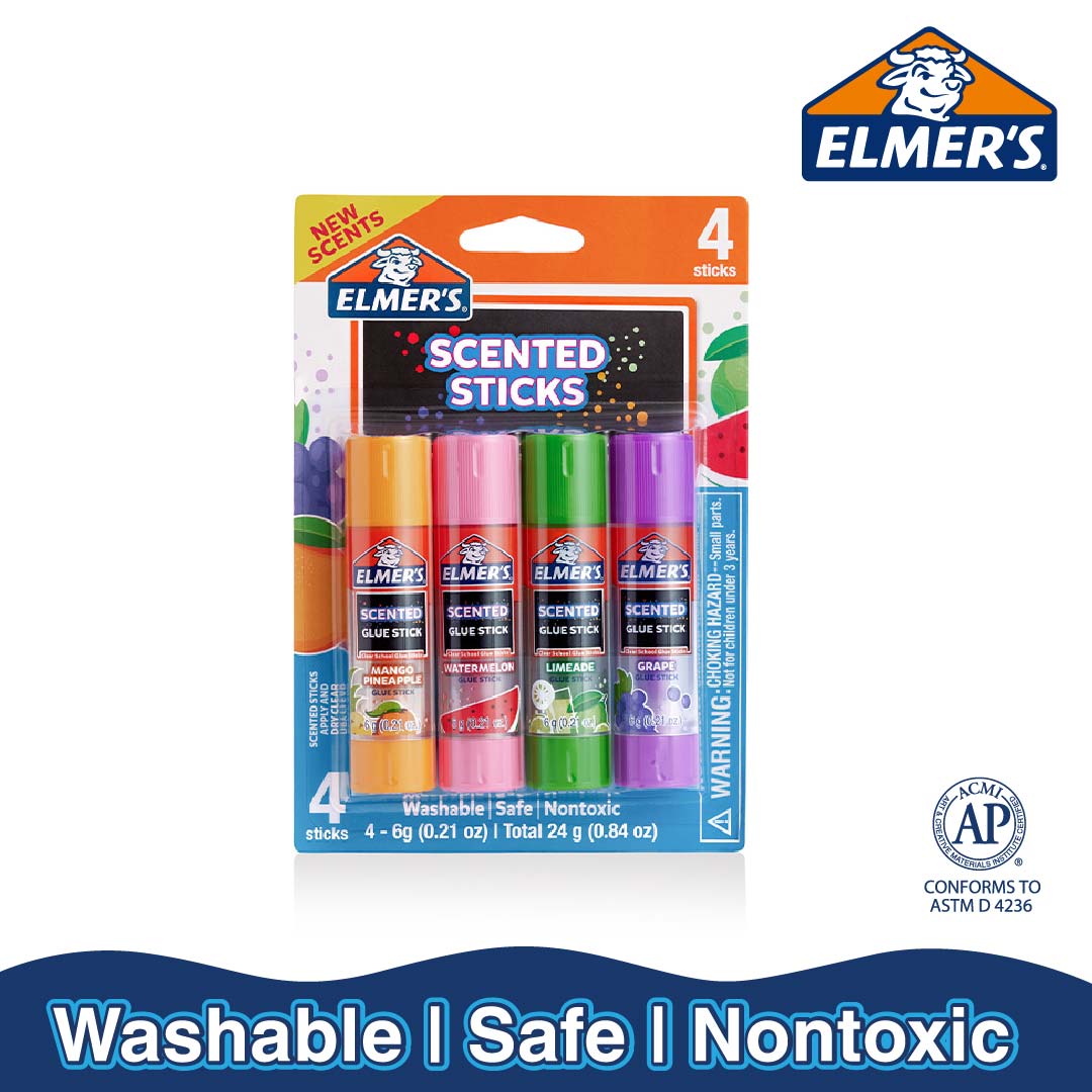 Elmer’s Glue Stick Scented 4CT 6g
