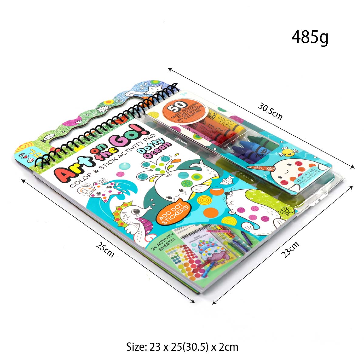 _iHeartArt Art on the go kit- Dotty Ocean 2