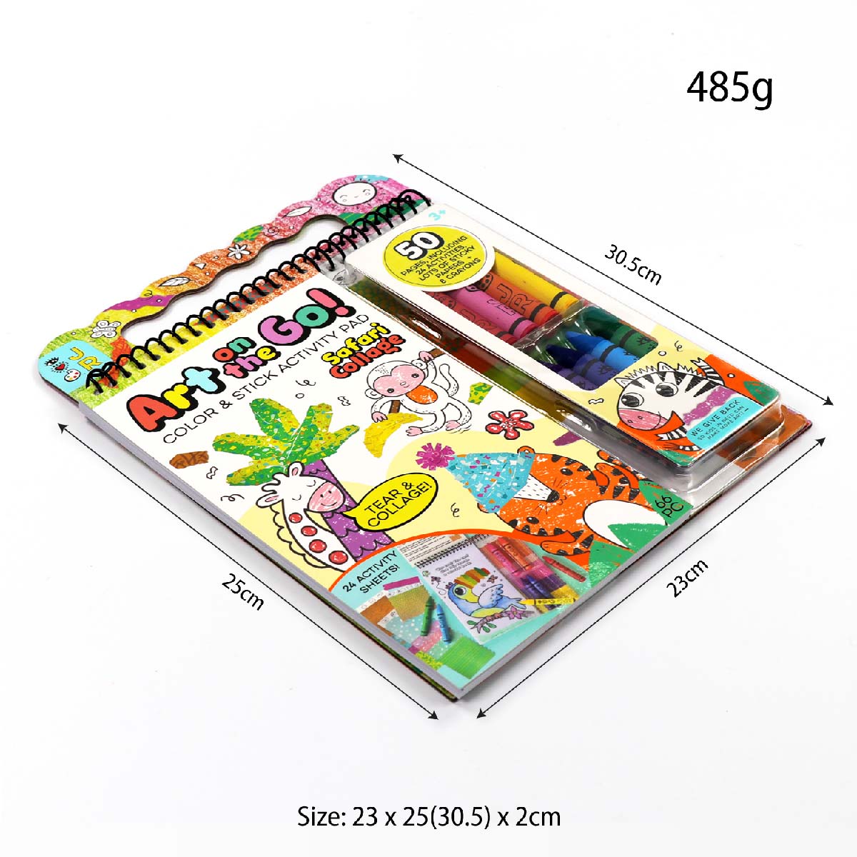 _iHeartArt Art on the go kit- Safari Collage 2