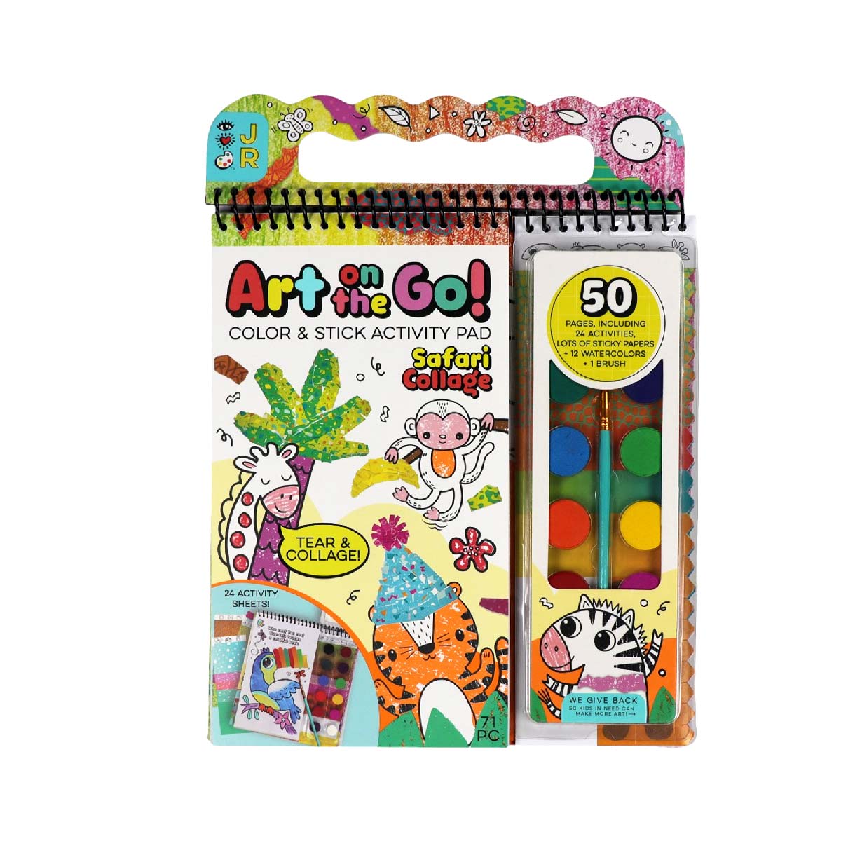 iHeartArt Art on the go kit W_Safari Collage 5