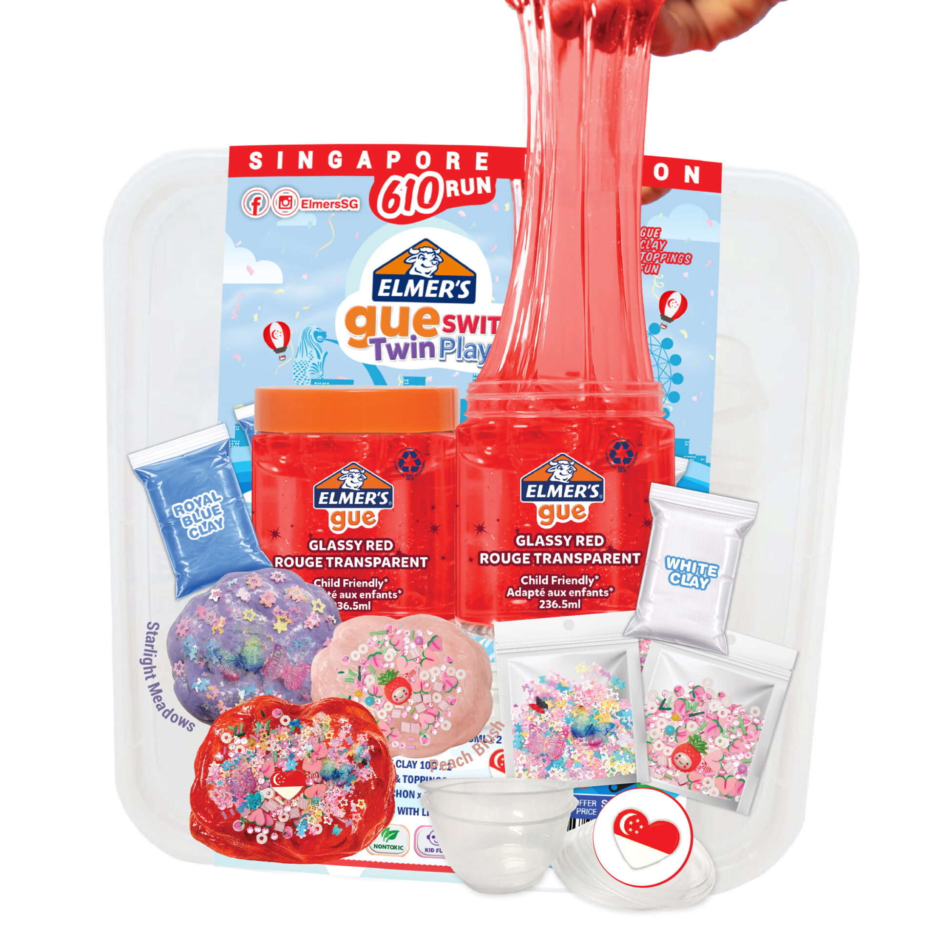 Elmer's twin gue slime sets 1080X1080_chocolat strawberry 2