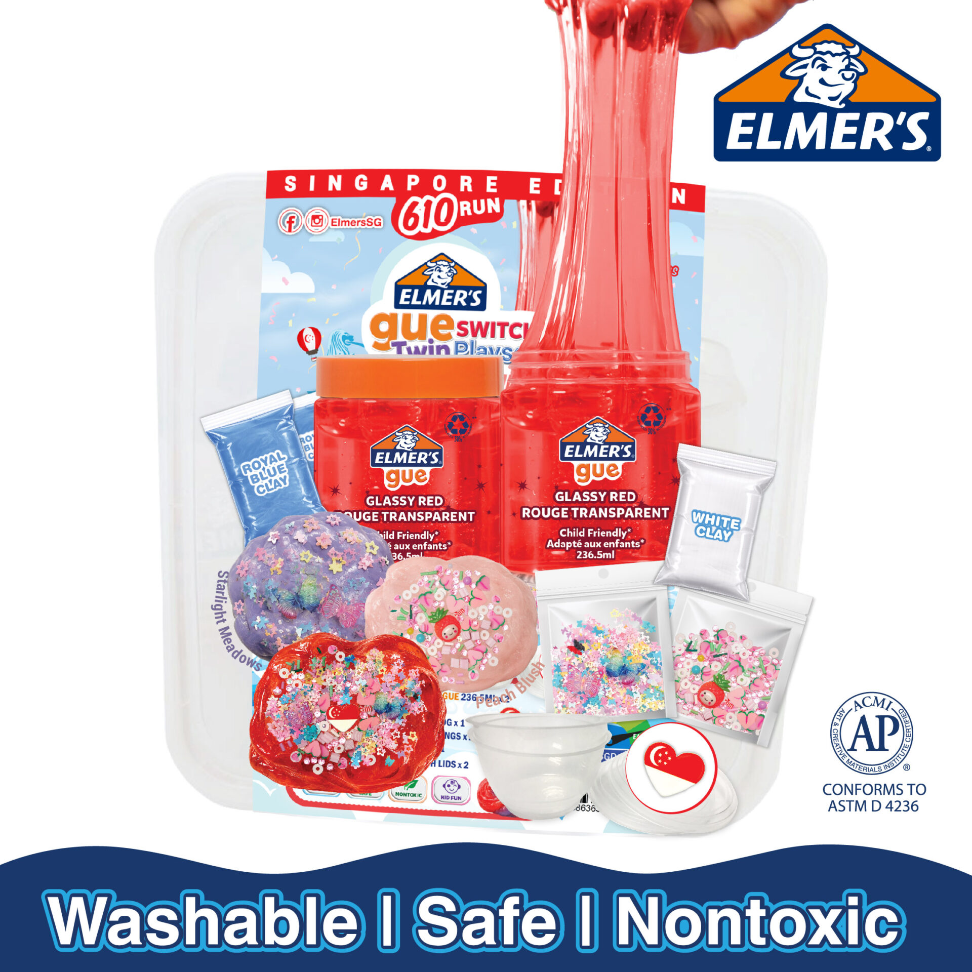 Elmer's twin gue slime sets 1080X1080_chocolat strawberry