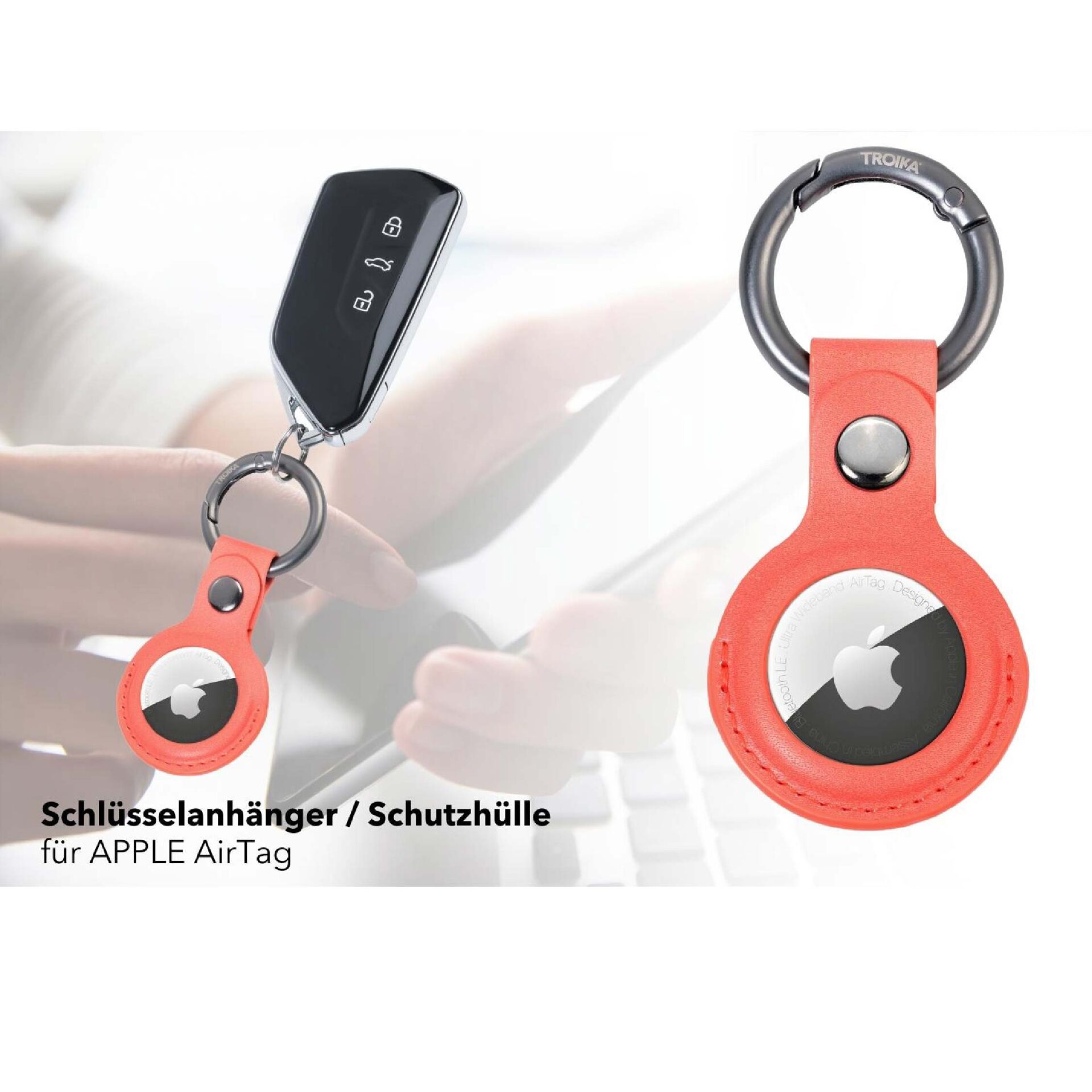 Troika Airtag Cover Orange KR2120OR-05