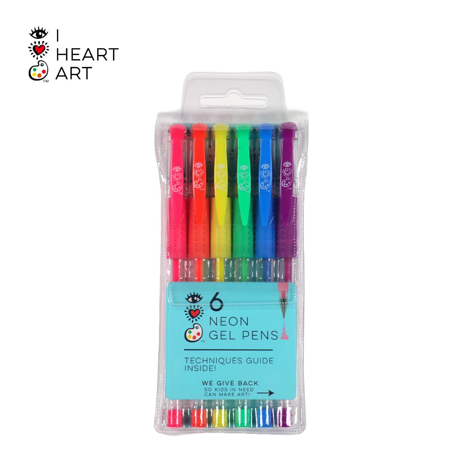 iHeartart Neon Gel Pens 6s_main