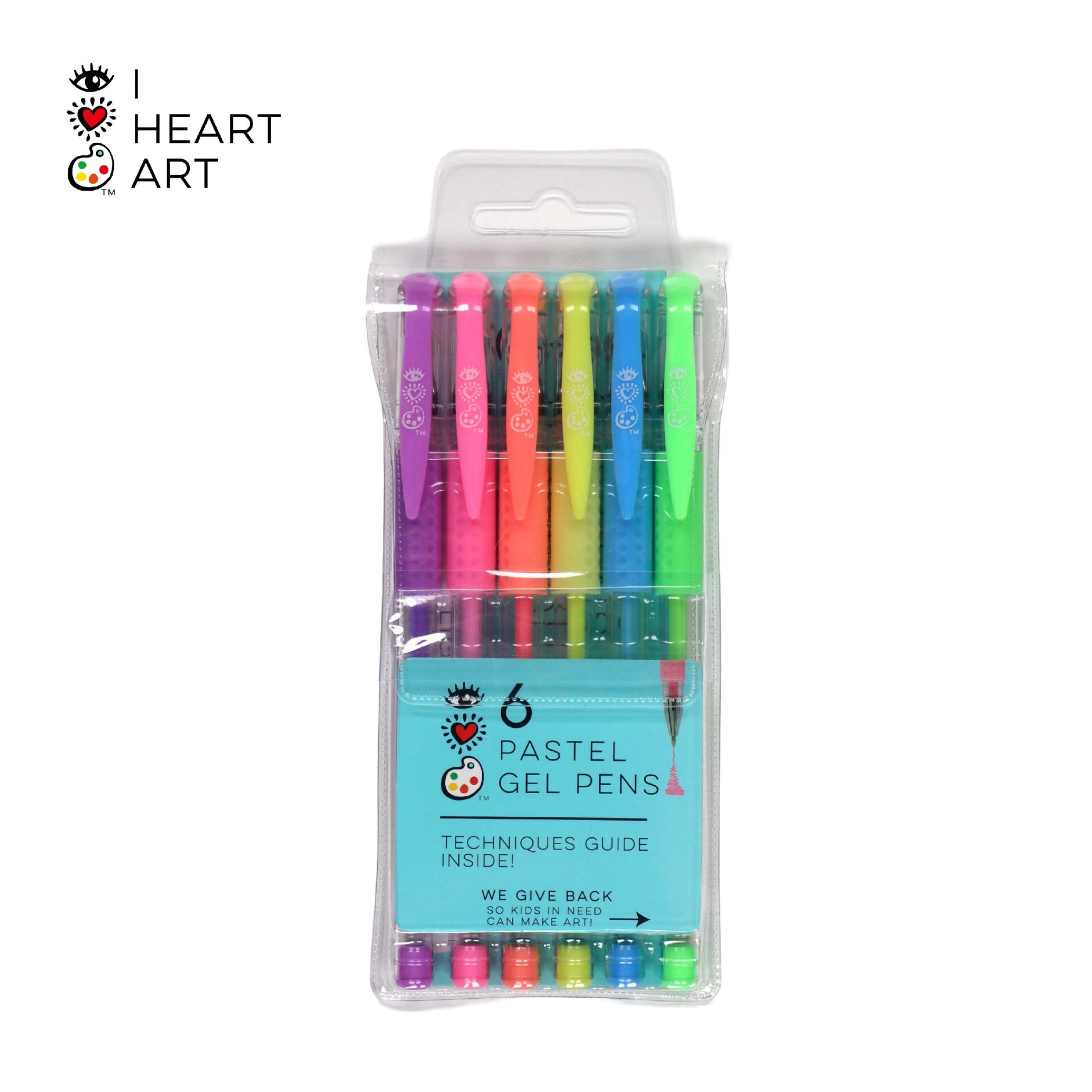 iHeartart Pastel Gel Pens 6s