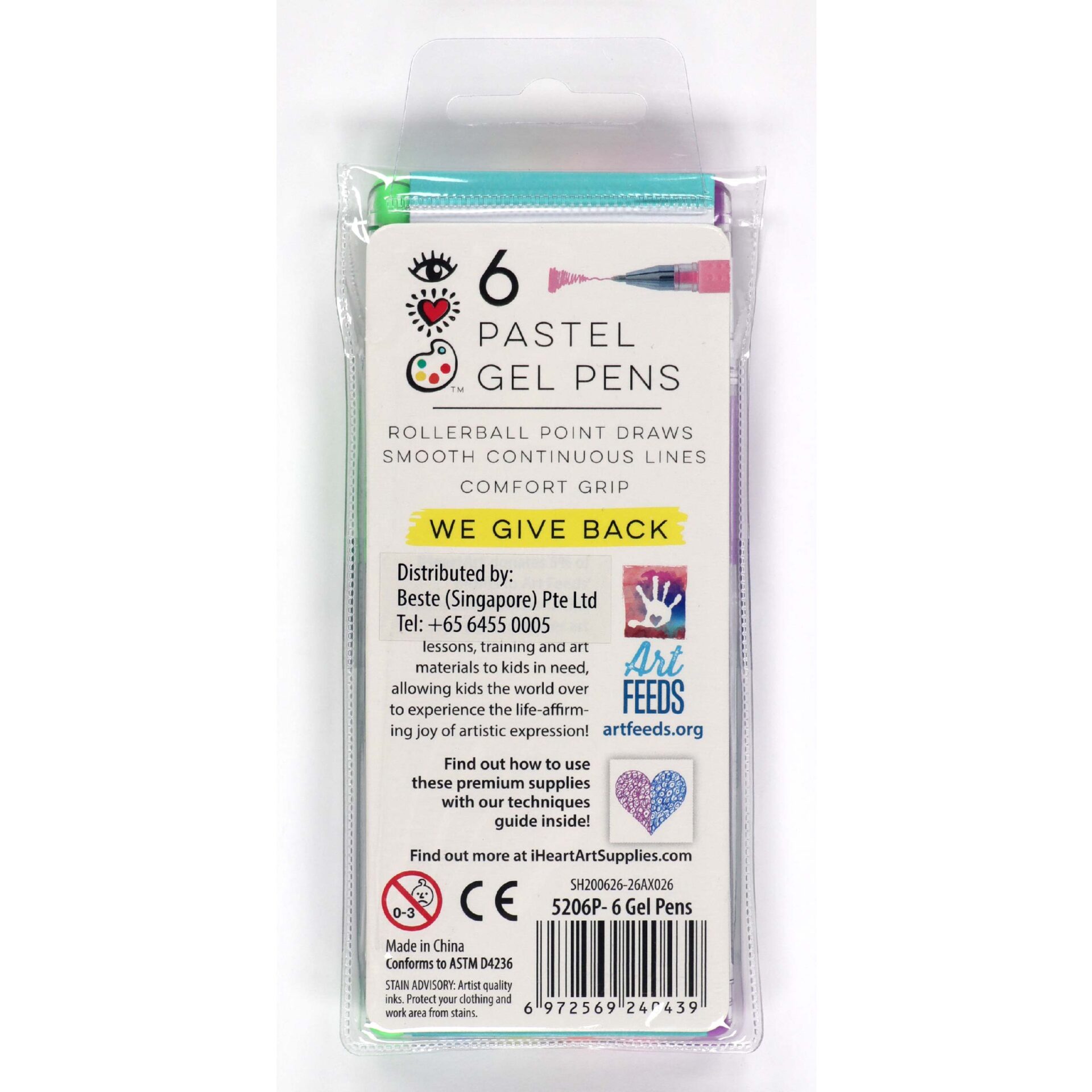 iHeartart Pastel Gel Pens 6s_8